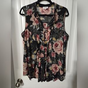 Women's sleeveless chiffon blouse Siren Lily brand Size 2X